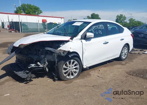 2019 Nissan Sentra Sv z USA, uszkodzony, nr VIN 3N1AB7AP6KY413233
